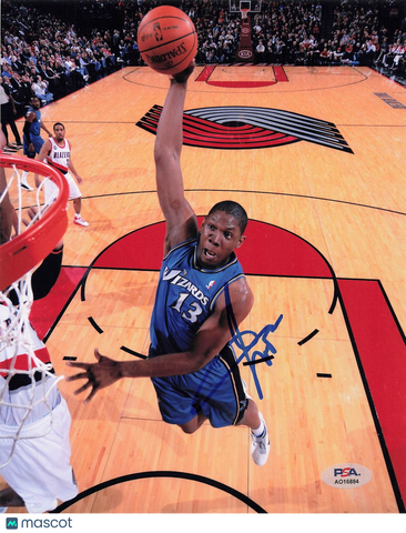 KEVIN SERAPHIN signed 8x10 photo PSA/DNA Washington Wizards Autographed