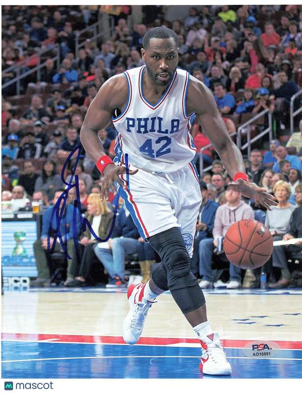ELTON BRAND signed 8x10 photo PSA/DNA Philadelphia 76ers Autographed