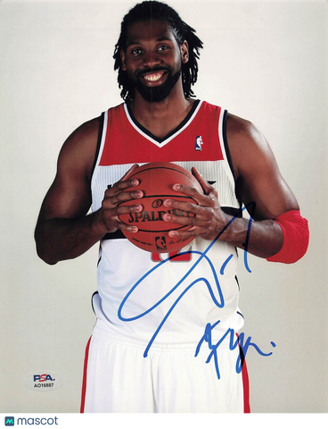 Nene Hilario signed 8x10  photo PSA/DNA Washington Wizards Autographed