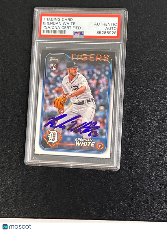 2024 Topps Series One RC #8 Brendan White Signed Card PSA/DNA Authenticated Slab