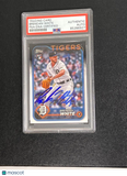2024 Topps Series One RC #8 Brendan White Signed Card PSA/DNA Authenticated Slab