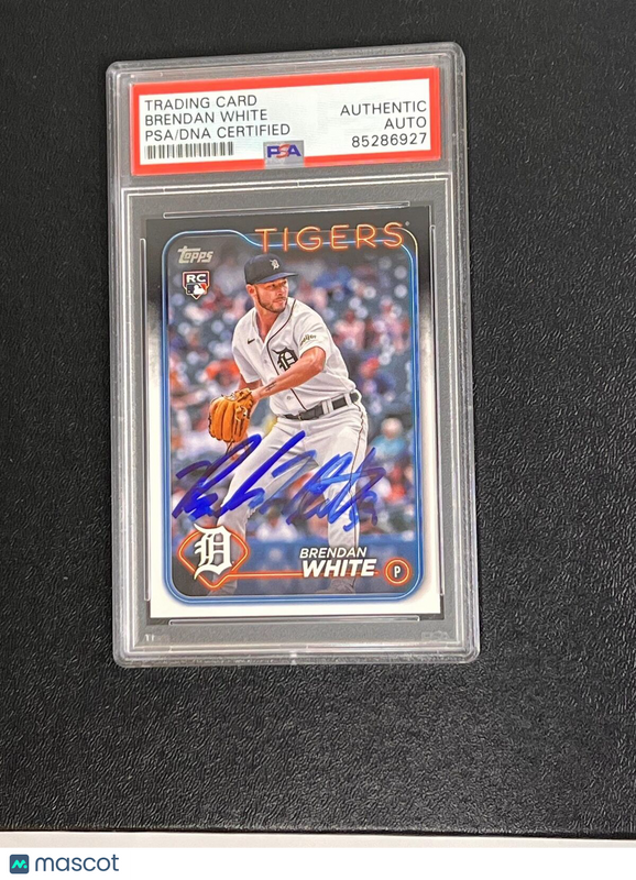 2024 Topps Series One RC #8 Brendan White Signed Card PSA/DNA Authenticated Slab