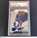 2020-21 Panini Mosaic #149 Eric Paschall Signed Card AUTO PSA Slabbed Warriors