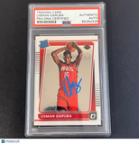 2021-22 Panini Donruss Optic Rated Rookie #188 Usman Garuba Signed Card AUTO PSA