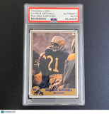 Pacific Football Greats #28 Charlie Mitchell Signed Card PSA Slabbed