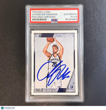 2016-17 NBA Hoops #83 Chandler Parsons Signed Card AUTO PSA/DNA Slabbed Memphis
