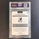 2016-17 NBA Hoops #83 Chandler Parsons Signed Card AUTO PSA/DNA Slabbed Memphis