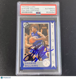 2006-07 PressPass #14/25 Shawne Williams Signed Rookie Card AUTO PSA Slabbed