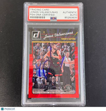 2016-17 Panini Donruss #107 Jonas Valanciunas Signed Card AUTO PSA Slabbed Rapto