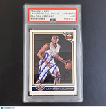 2016-17 Panini Complete #255 Langston Galloway Signed Card AUTO PSA Slabbed Peli