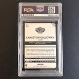 2016-17 Panini Complete #255 Langston Galloway Signed Card AUTO PSA Slabbed Peli