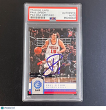 2016-17 Panini #27 Paul Zipser Signed Card RC PSA/DNA Slabbed Bulls