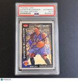 2008-09 NBA Fleer #92 Quentin Richardson Signed Card AUTO PSA Slabbed Knicks