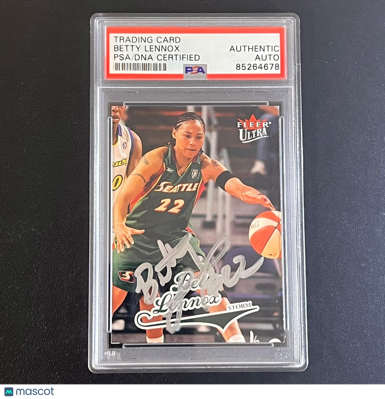 2004-05 Fleer Ultra WNBA #7 Betty Lennox Signed Card AUTO PSA Slabbed Storm