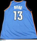 Ousmane Dieng Signed Jersey PSA Oklahoma City Thunder Autographed