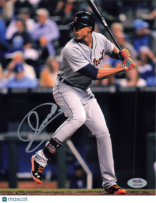 Steven Moya Signed 8x10 Photo PSA Detroit Tigers