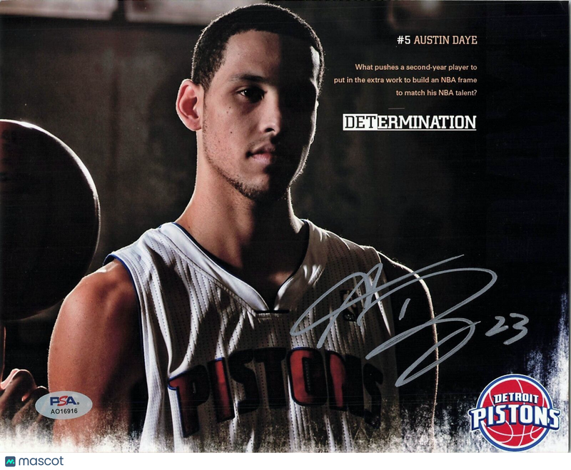 Austin Daye signed 8x10 photo PSA/DNA Detroit Pistons Autographed