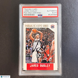 2015 NBA Hoops #13 Jared Dudley Signed Card AUTO PSA Slabbed Wizards