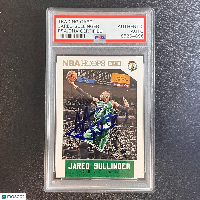 2015-16 Panini NBA Hoops #23 Jared Sullinger Signed Card AUTO PSA/DNA Slabbed Ce