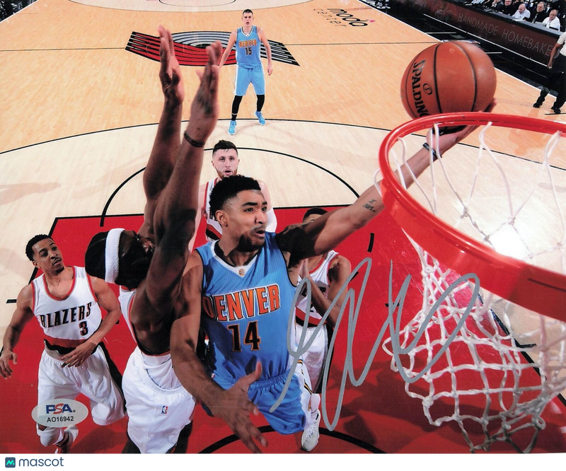 Gary Harris signed 8x10 photo PSA/DNA Denver Nuggets Autographed
