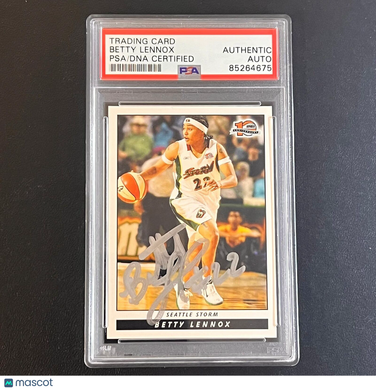 2006-07 WNBA Trading Cards #43 Betty Lennox Signed Card AUTO PSA/DNA Slabbed Sto
