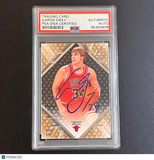 2007-08 Upper Deck Rookie Edition #34 Aaron Gray Signed Card AUTO PSA Slabbed RC