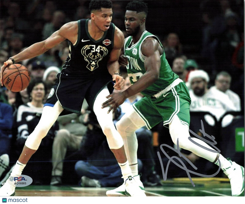 Semi Ojeleye signed 8X10 photo PSA/DNA Boston Celtics Autographed