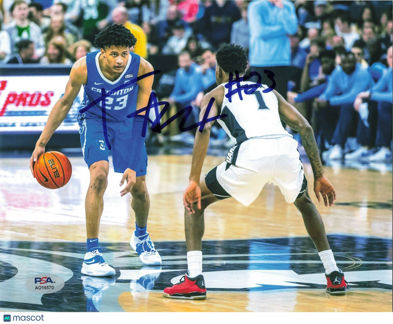Trey Alexander signed 8x10 photo PSA/DNA Creighton Autographed
