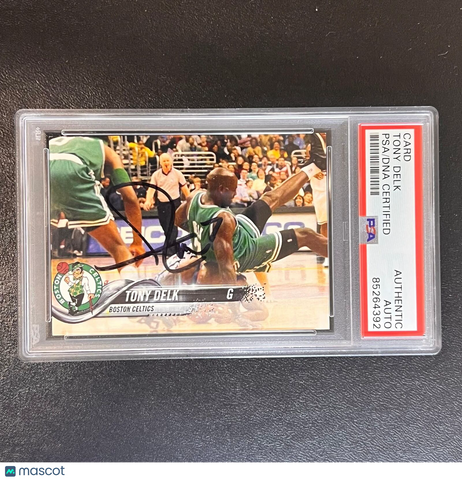 2001-03 Tony Delk Signed Card AUTO PSA/DNA Slabbed Celtics