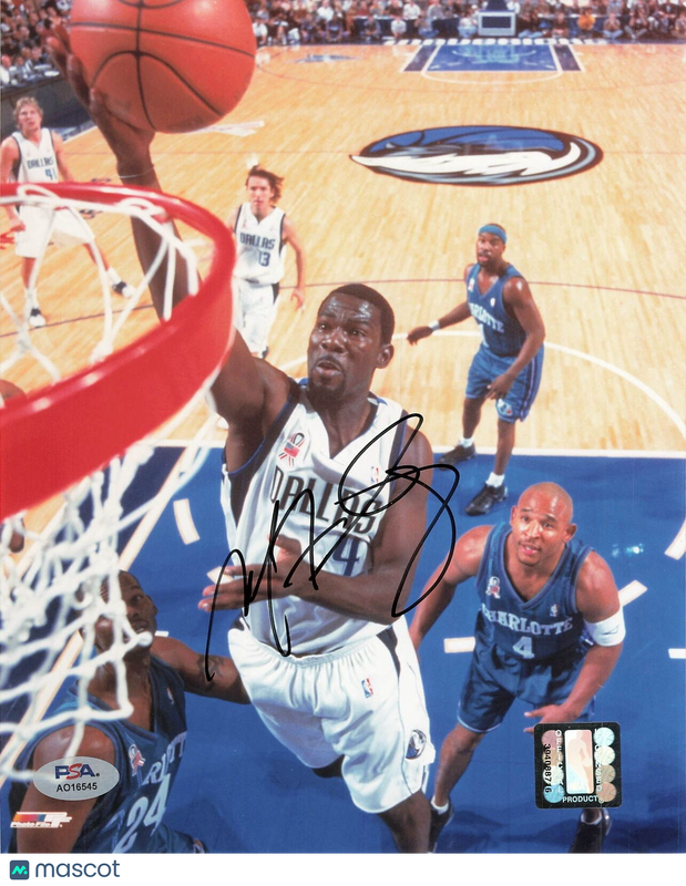 Michael Finley signed 8x10 photo PSA/DNA Dallas Mavericks Autographed
