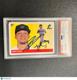 2020 Topps RC #72 Isan Diaz Signed Card PSA/DNA Authenticated Slabbed AUTO Marli