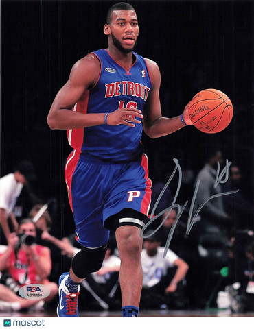 Greg Monroe signed 8x10 photo PSA/DNA Detroit Pistons Autographed