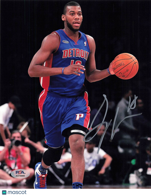 Greg Monroe signed 8x10 photo PSA/DNA Detroit Pistons Autographed