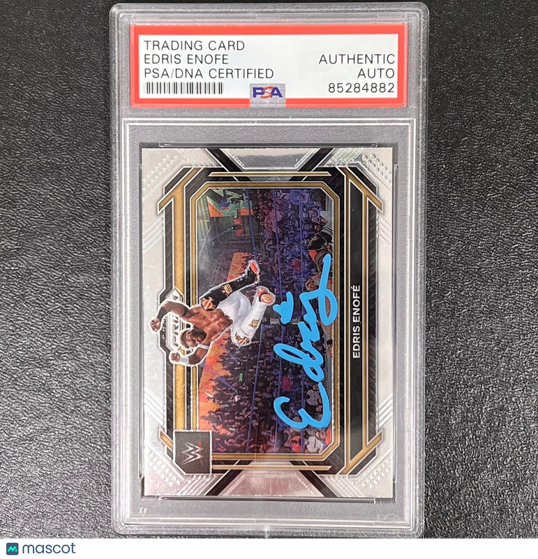 2023 Panini Prizm #2 Edris Enofe Card PSA AUTO Slabbed WWE