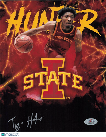 Tyrese Hunter signed 8x10 photo PSA/DNA Iowa State Cyclones Autographed