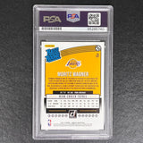 2018-19 Panini Donruss #5 Moritz Wagner Signed Card AUTO PSA Slabbed RC Lakers (