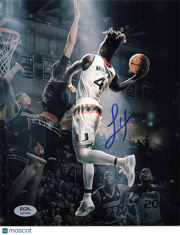 LONNIE WALKER IV Signed 8x10 Photo PSA/DNA Miami Hurricanes Autographed
