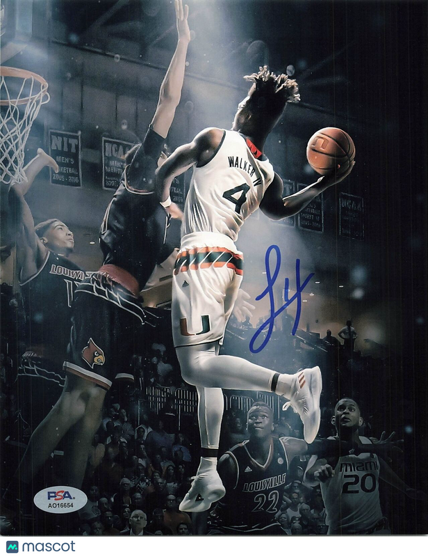 LONNIE WALKER IV Signed 8x10 Photo PSA/DNA Miami Hurricanes Autographed