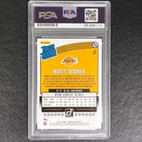 2018-19 Panini Donruss Rated Rookie #197 Moritz Wagner Signed Card AUTO PSA Slab
