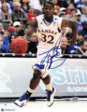 JOSH SELBY signed 8x10 photo PSA/DNA Kansas Jayhawks Autographed