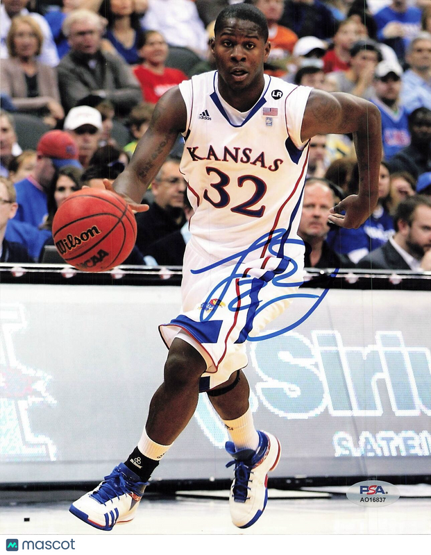 JOSH SELBY signed 8x10 photo PSA/DNA Kansas Jayhawks Autographed