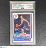 2021-22 Panini NBA Hoops #13 Aleksej Pokusevski Signed Card AUTO PSA/DNA Slabbed