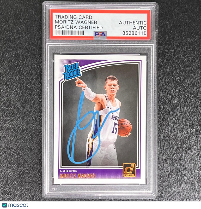 2018-19 Panini Donruss #197 Moritz Wagner Signed Card AUTO PSA/DNA Slabbed RC La