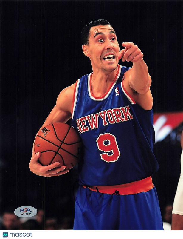 PABLO PRIGIONI signed 8x10  photo PSA/DNA  New York Knicks Autographed