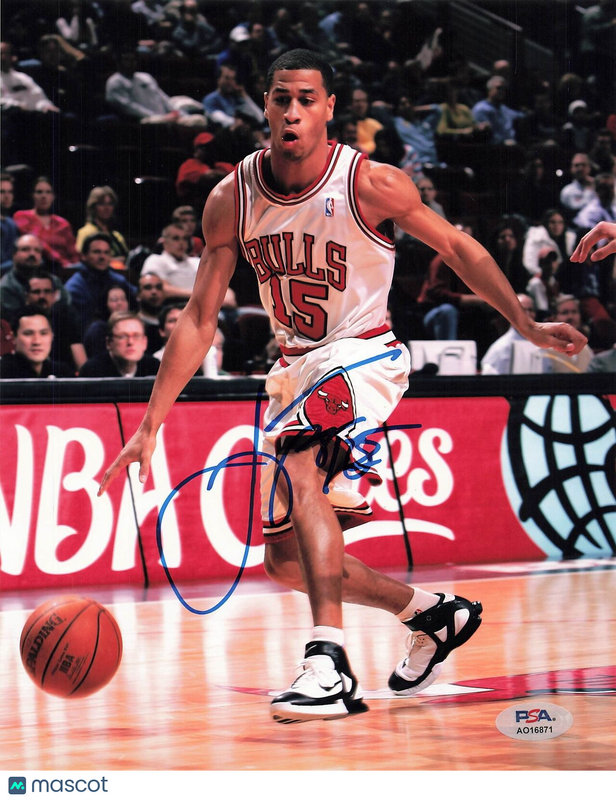 Jannero Pargo signed 8X10 photo PSA/DNA Chicago Bulls Autographed