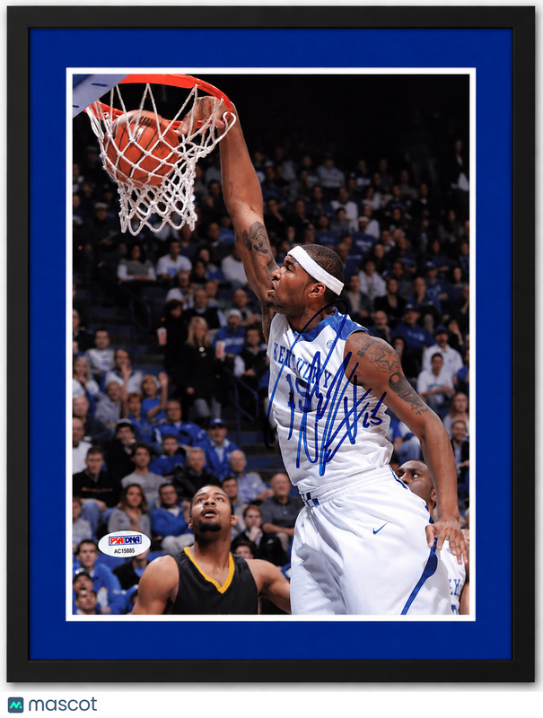 DeMarcus Cousins Kentucky Wildcats Signed 8x10 Custom Framed Photo PSA