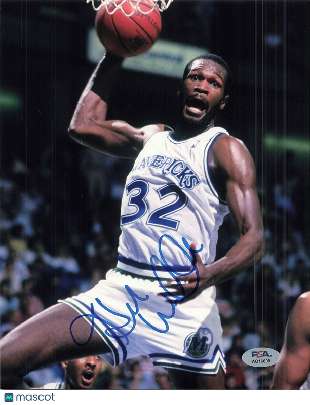 HERB WILLIAMS signed 8x10 photo PSA/DNA Dallas Mavericks Autographed