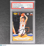 2009-10 Panini #25 Danilo Gallinari Signed Card AUTO PSA/DNA Slabbed Knicks