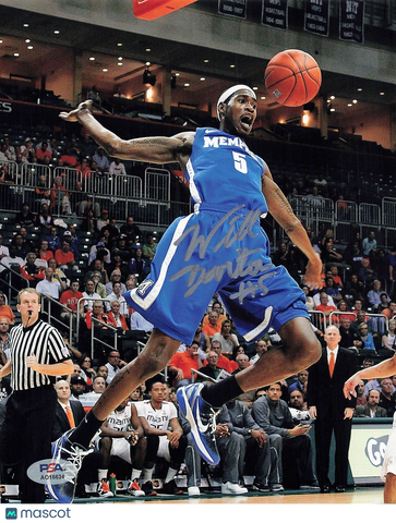 WILL BARTON signed 8x10 photo PSA/DNA Memphis Tigers Autographed