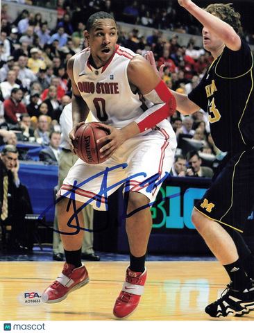 JARED SULLINGER signed 8x10 photo PSA/DNA Ohio State Autographed